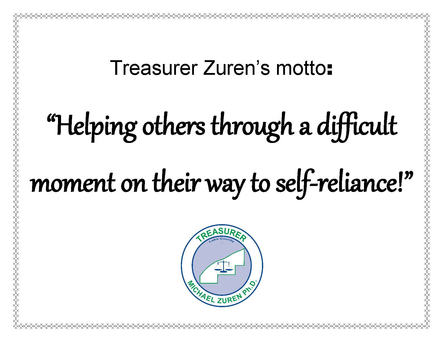 PowerPoints and Newsletters Treasurer